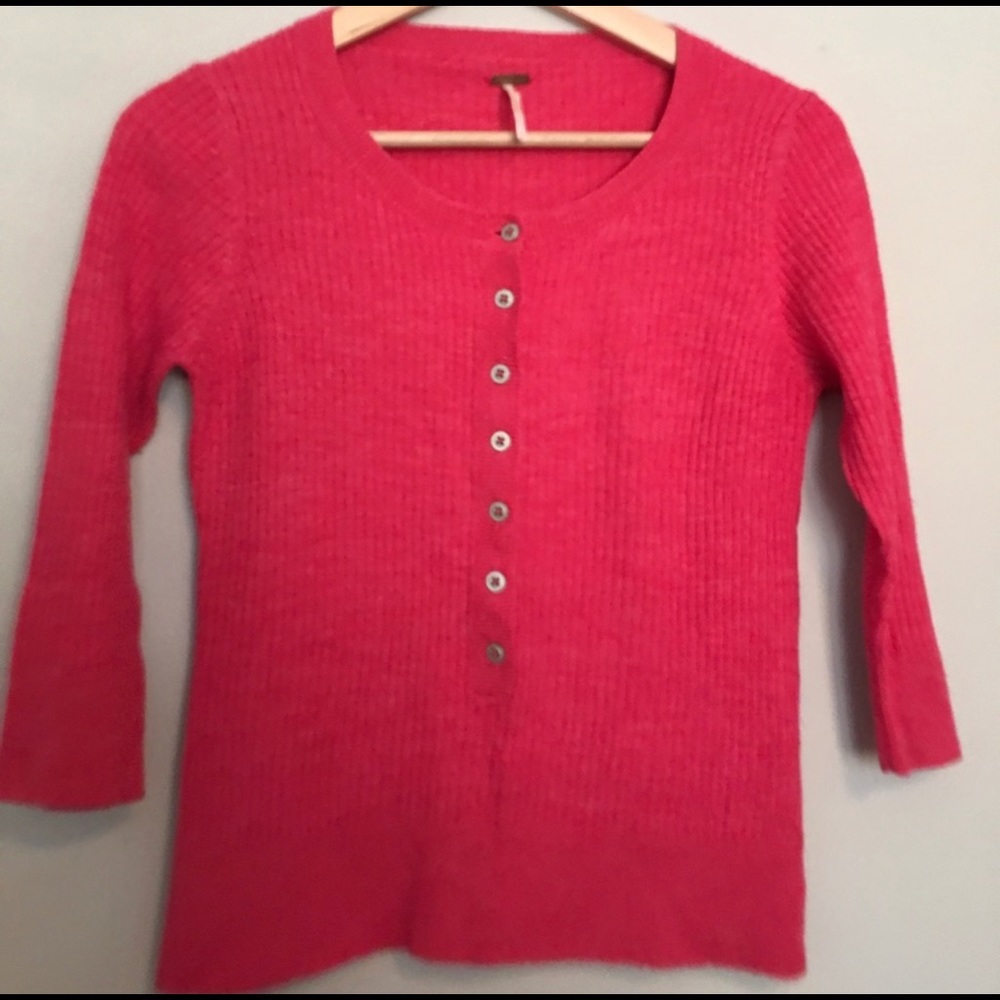 Free People cap sleeve sweater